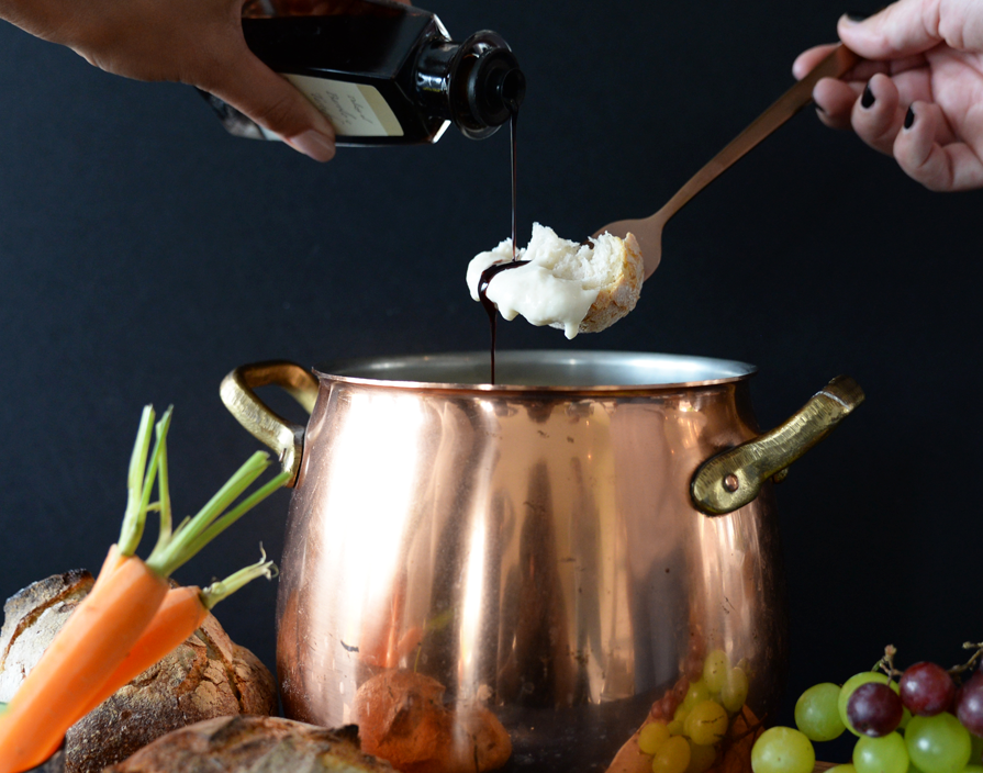 Italienisches Käsefondue mit Trüffel