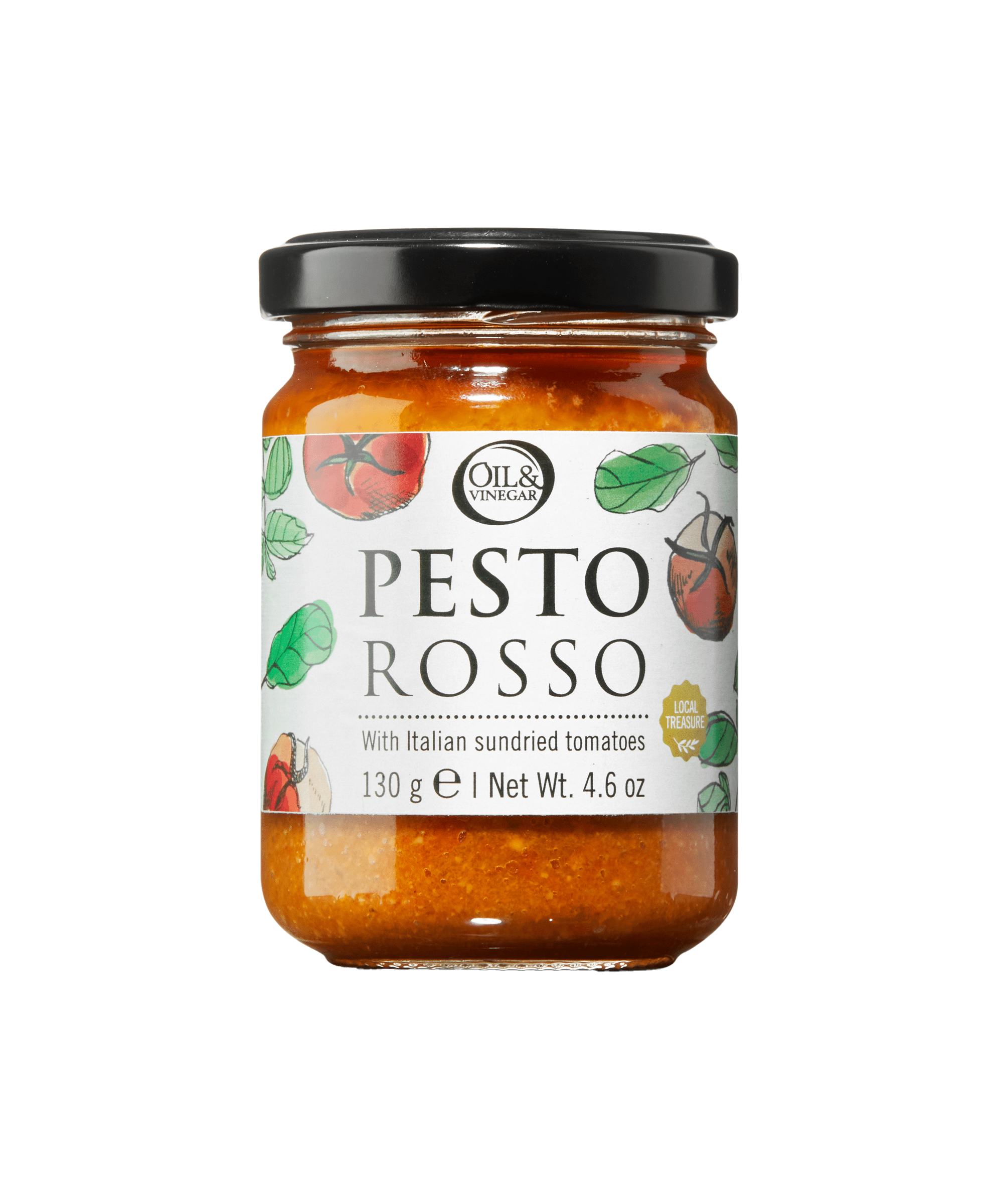 Pesto Rosso mit Tomaten und Basilikum - 130 g