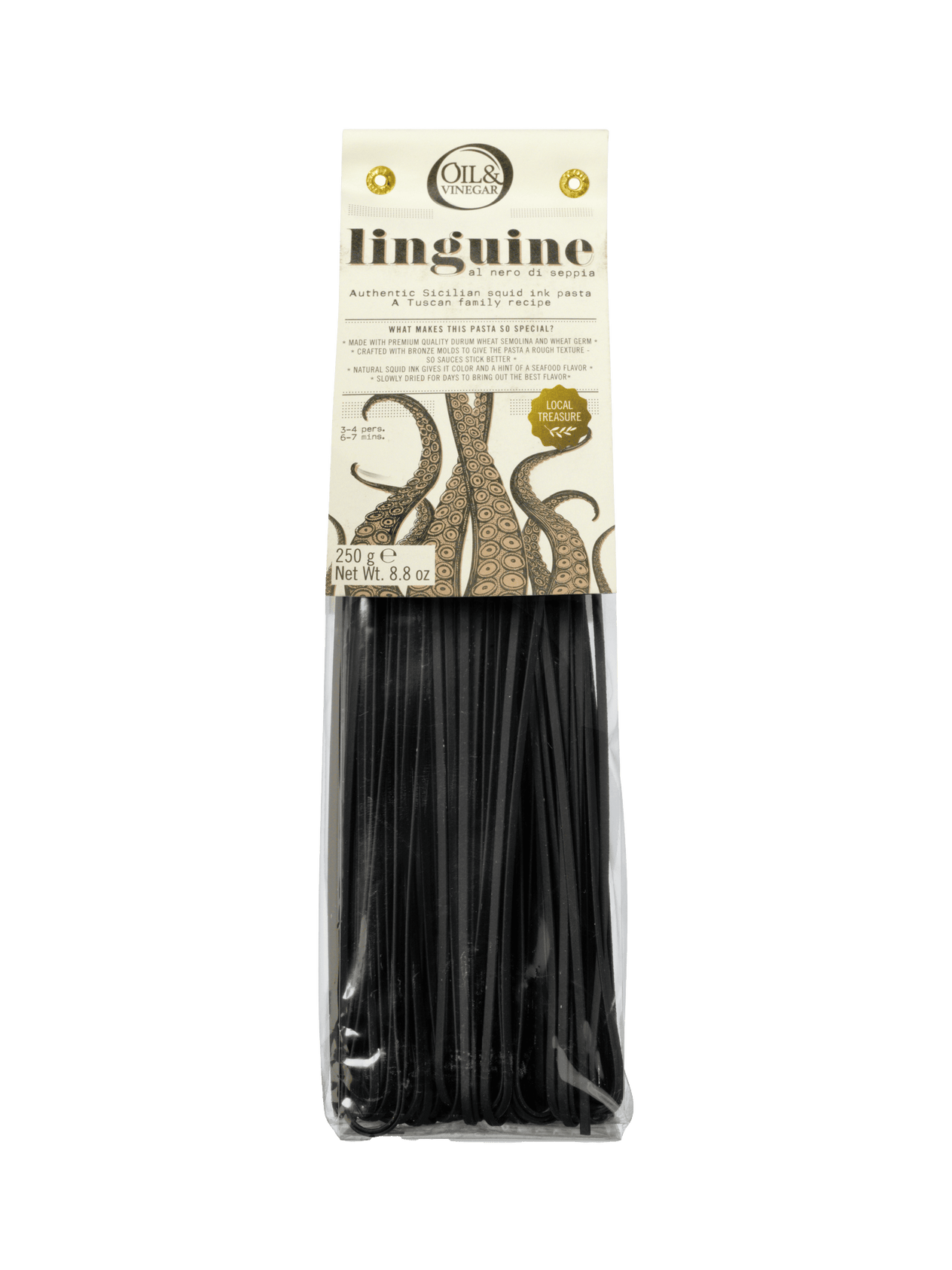 Schwarze Pasta - Linguine al Nero di Seppia - 250 g