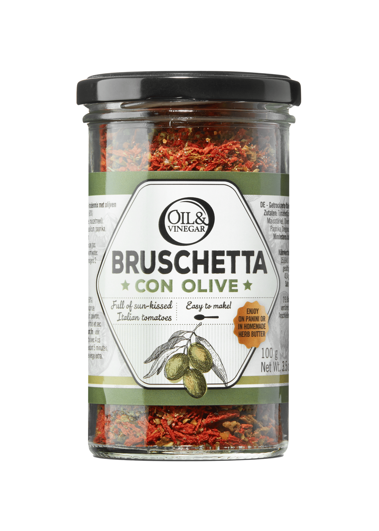 Bruschetta Gewürzmischung mit Oliven - 100 g