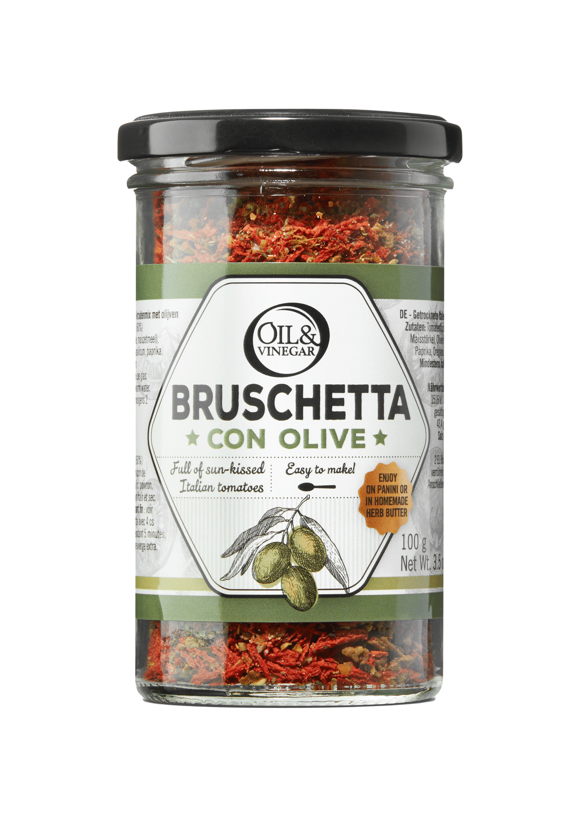 Bruschetta mit Oliven - 100g