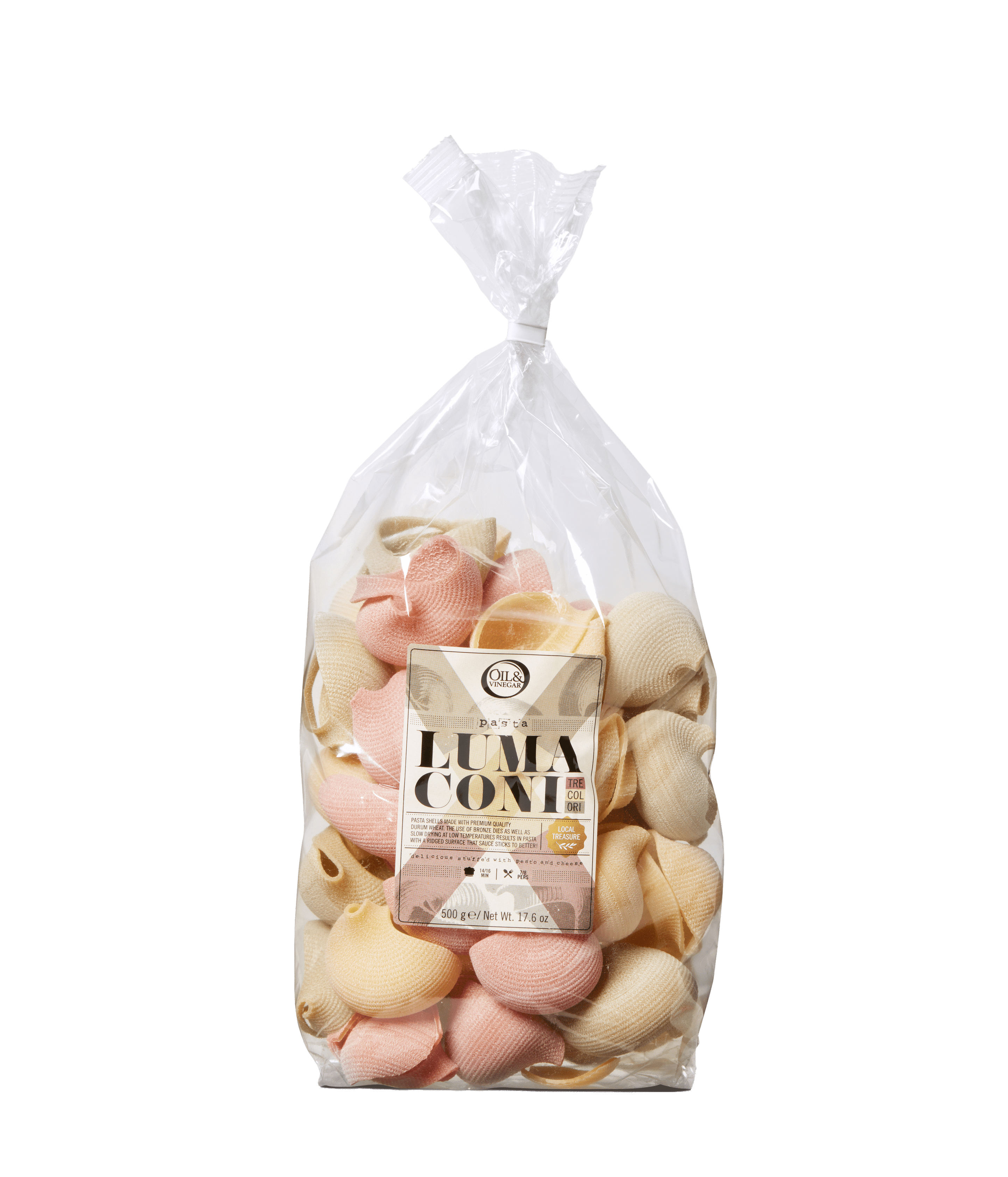 Pastamuscheln Lumaconi Trecolore - 500 g