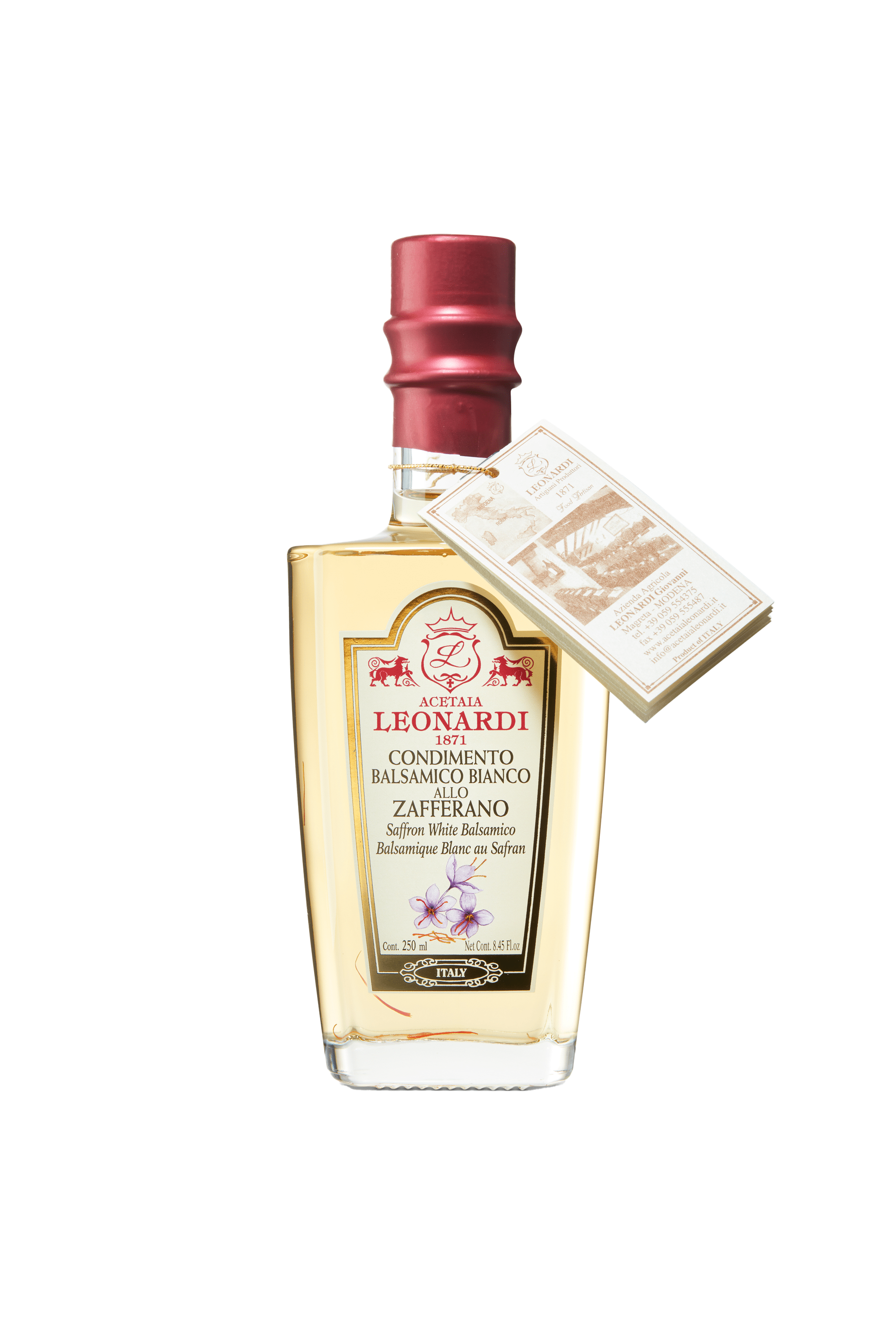 Condimento Balsamico Bianco allo Zafferano - 250ml