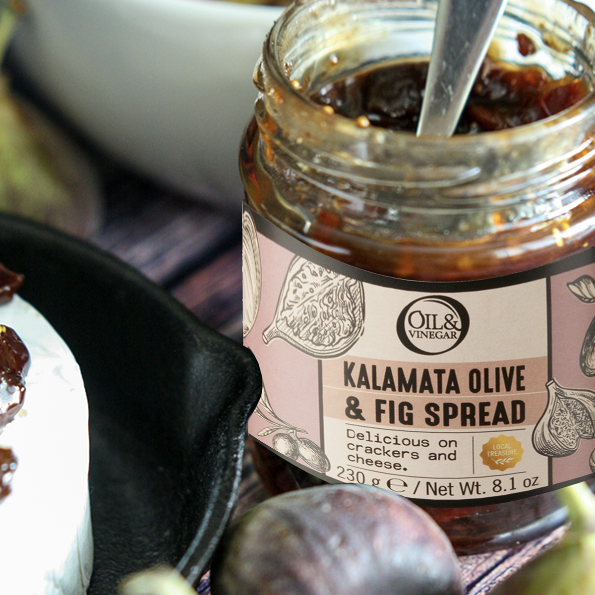 Griechische Kalamata Oliven & Feigen Spread - 230 g