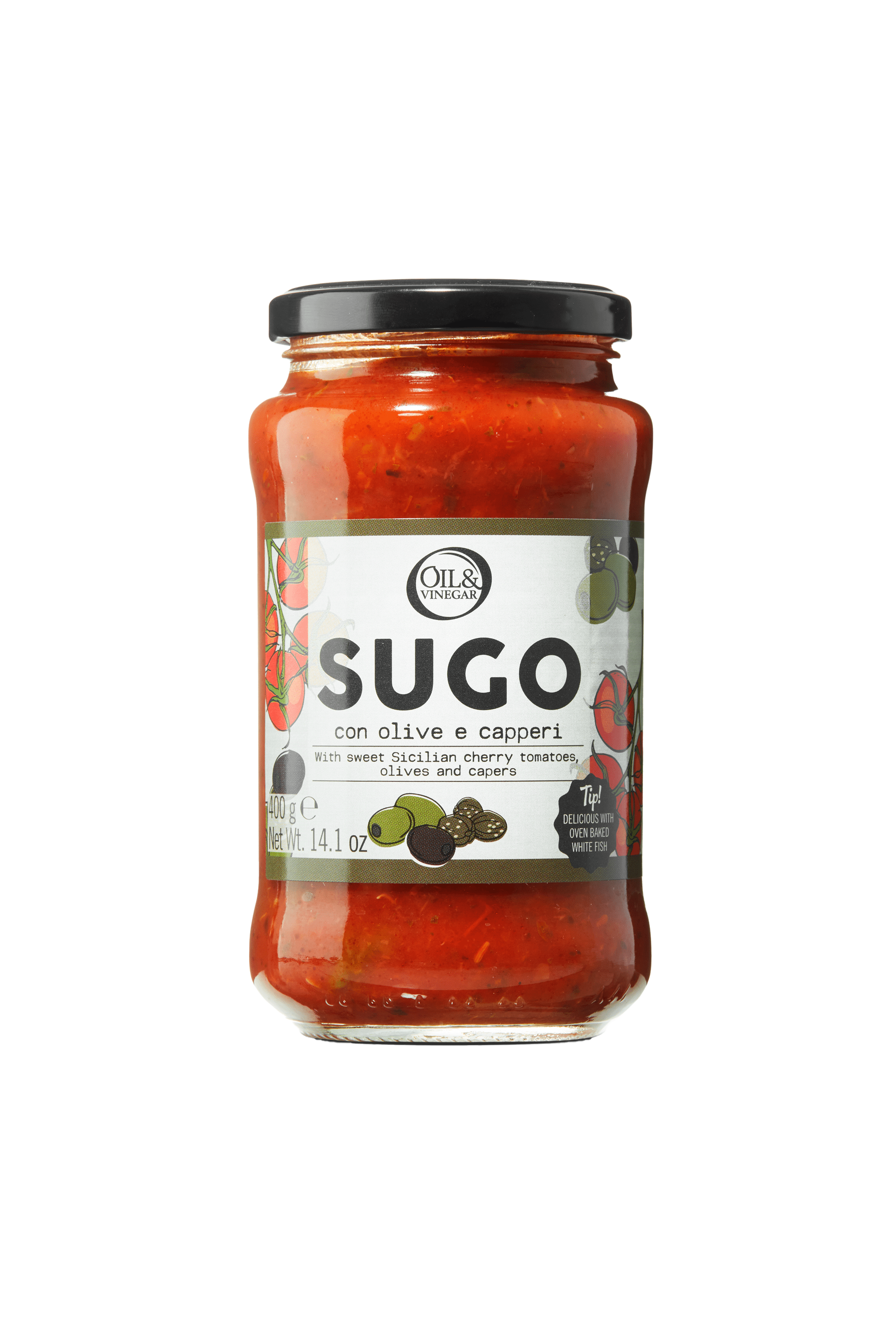 Sugo con olive e capperi - 400g