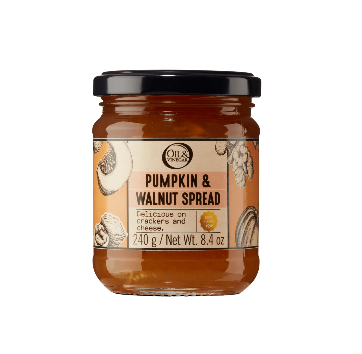 Pumpkin & walnut spread - 240 g