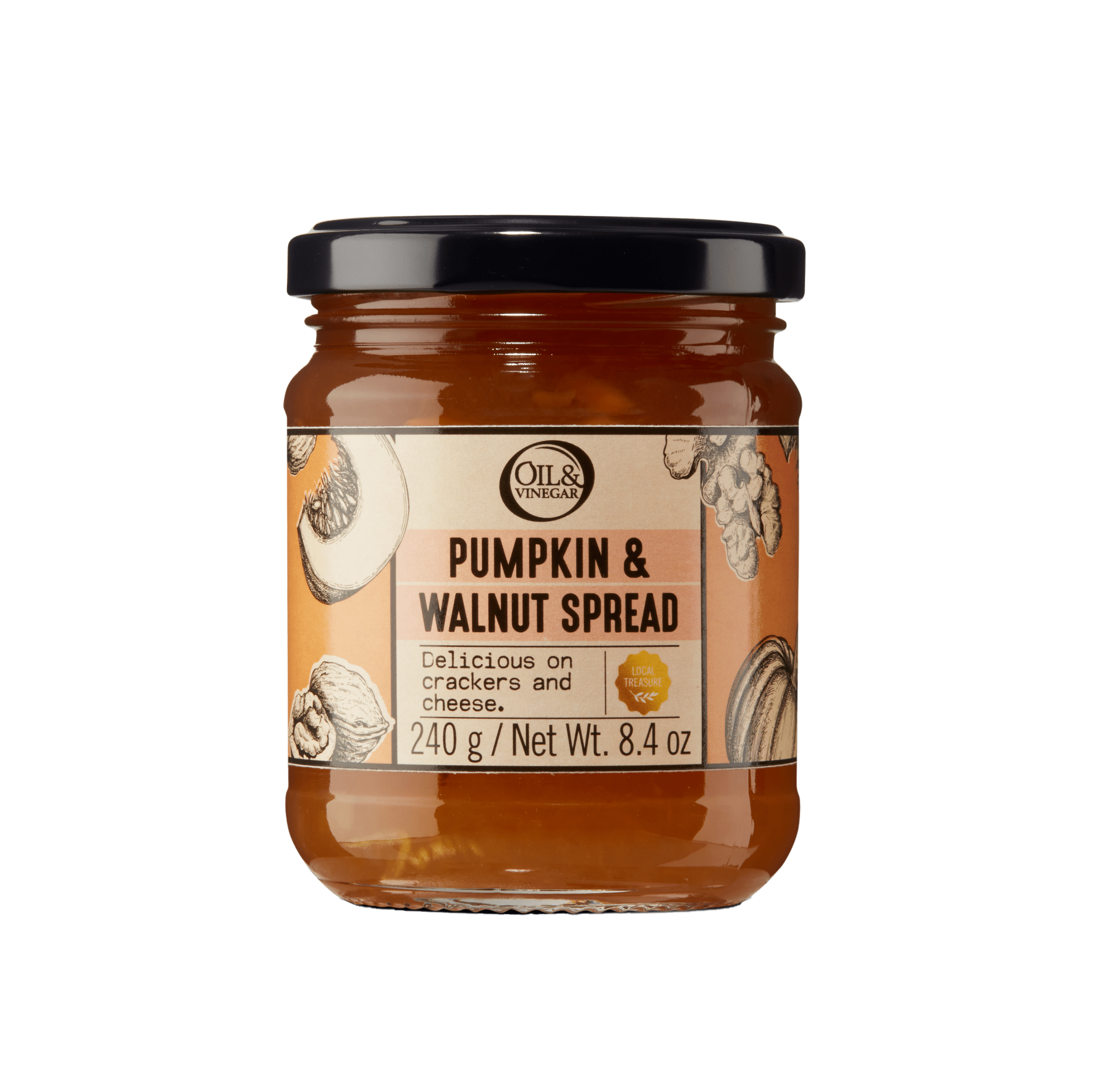 Pumpkin & walnut spread - 240 g