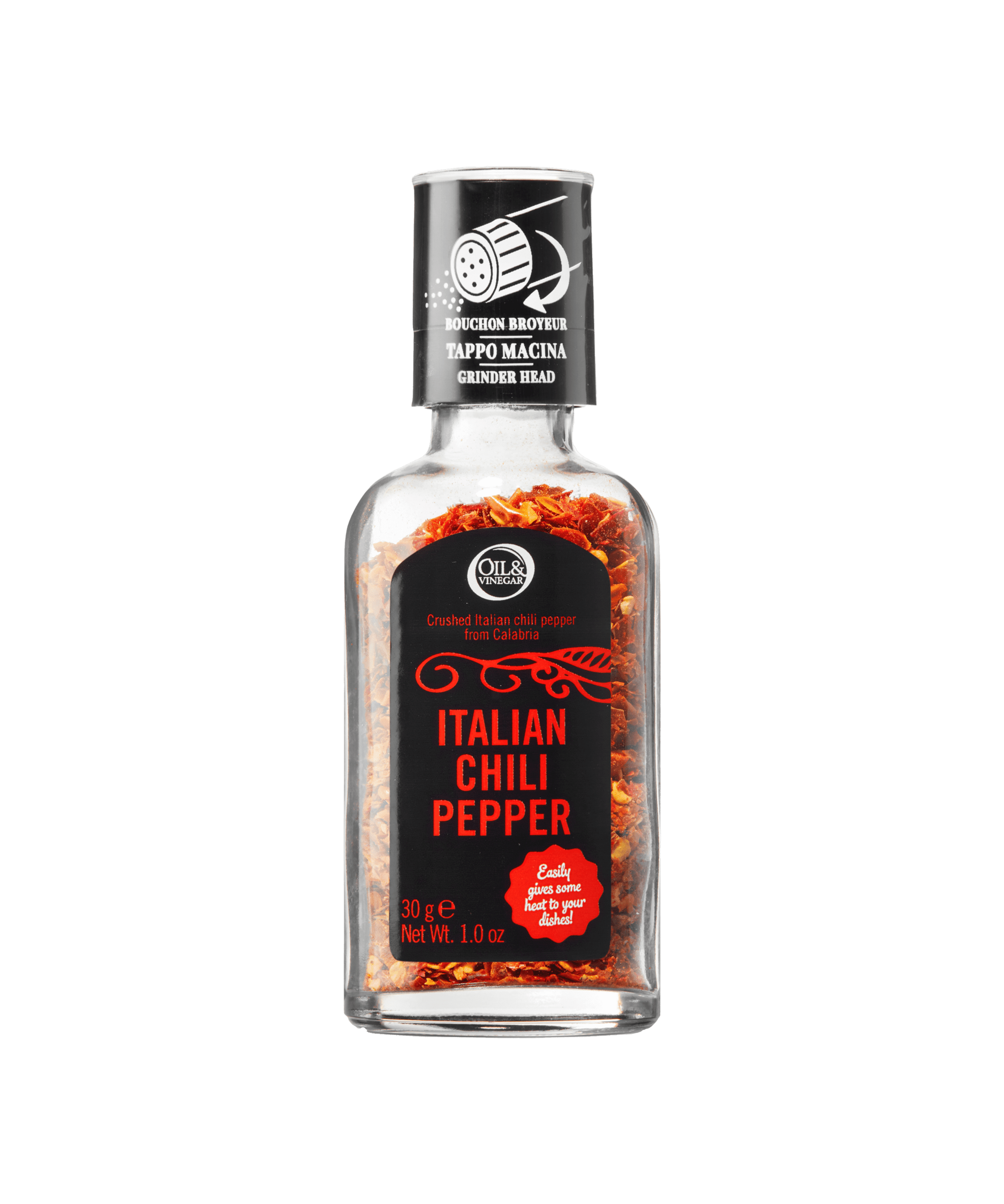 Italienische Chilischoten mit Mühle - 30 g