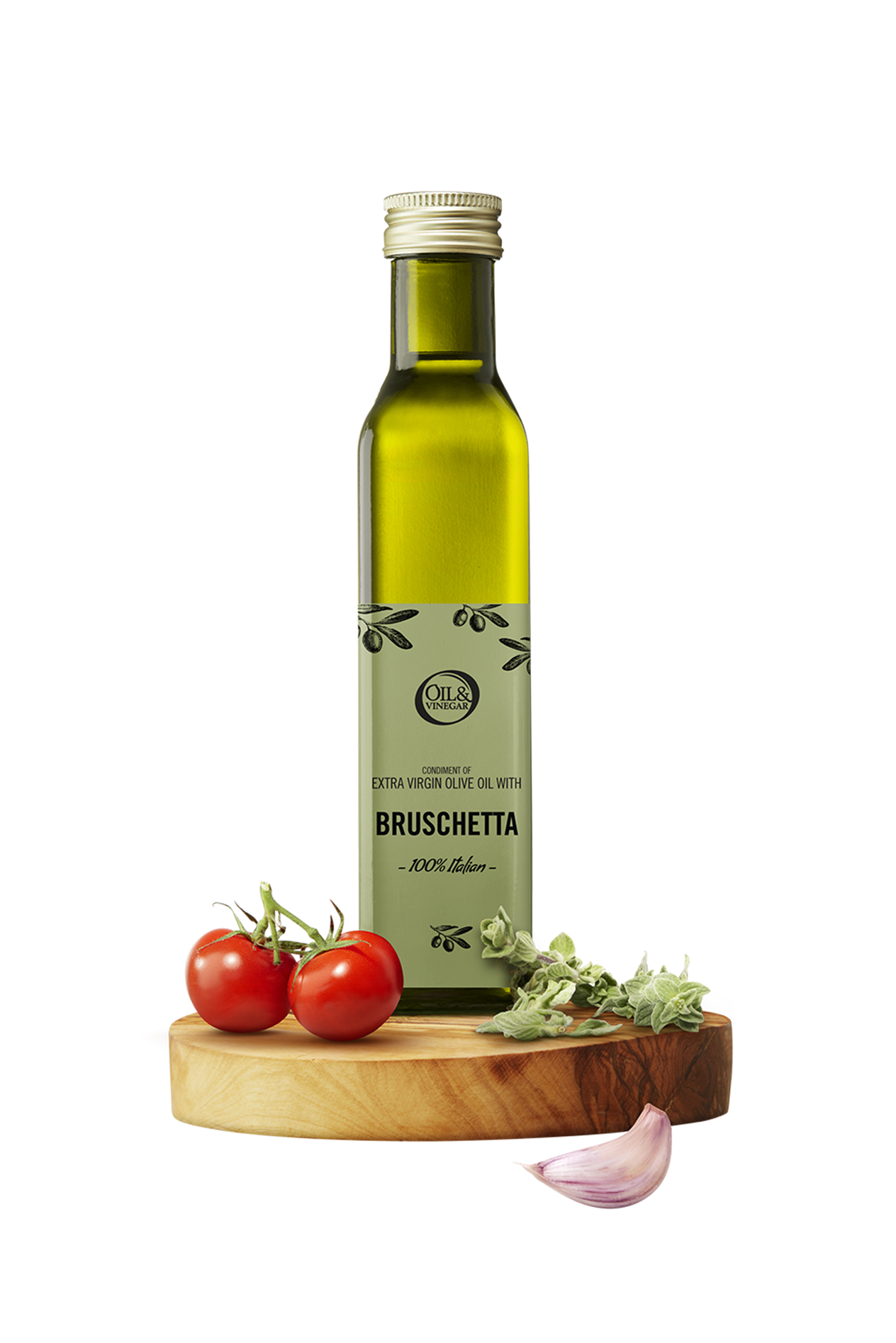 Natives Olivenöl Extra mit Bruschetta - 250 ml